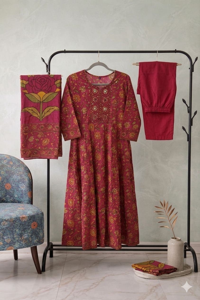 Tantu Pratha — premium ethnic suit sets in pure cotton, Mul-Chanderi and silk